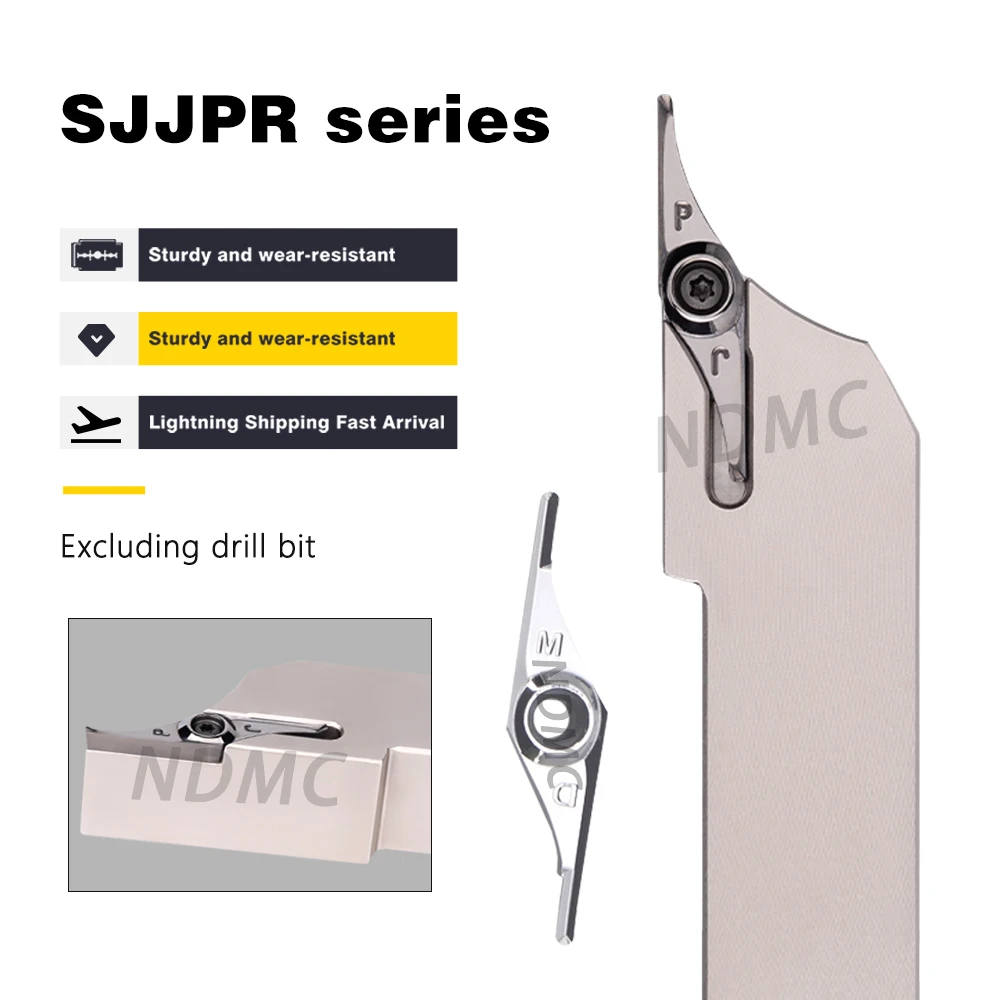 

CNC Bracket Buddha Bead Round Ball Knife Woodworking Crescent Knife SJJPR Outer Circle Turning Tools Single Blades Double-edged