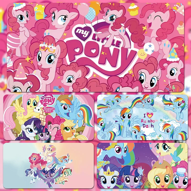 

My Little Pony Anime Cartoon 4K Computer Accessories Mouse Pad Extra Large Size Soft Resin Pad Mouse Keyboard Game Pad