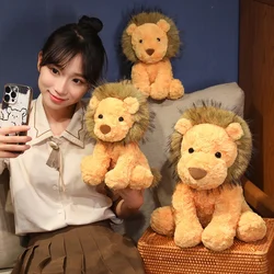 23/35cm Lovely Fluffly Hair Cartoon Lion Plushie Doll Kawaii Stuffed Animal Anime Lion King Soft Kids Toys for Girls Gifts Decor