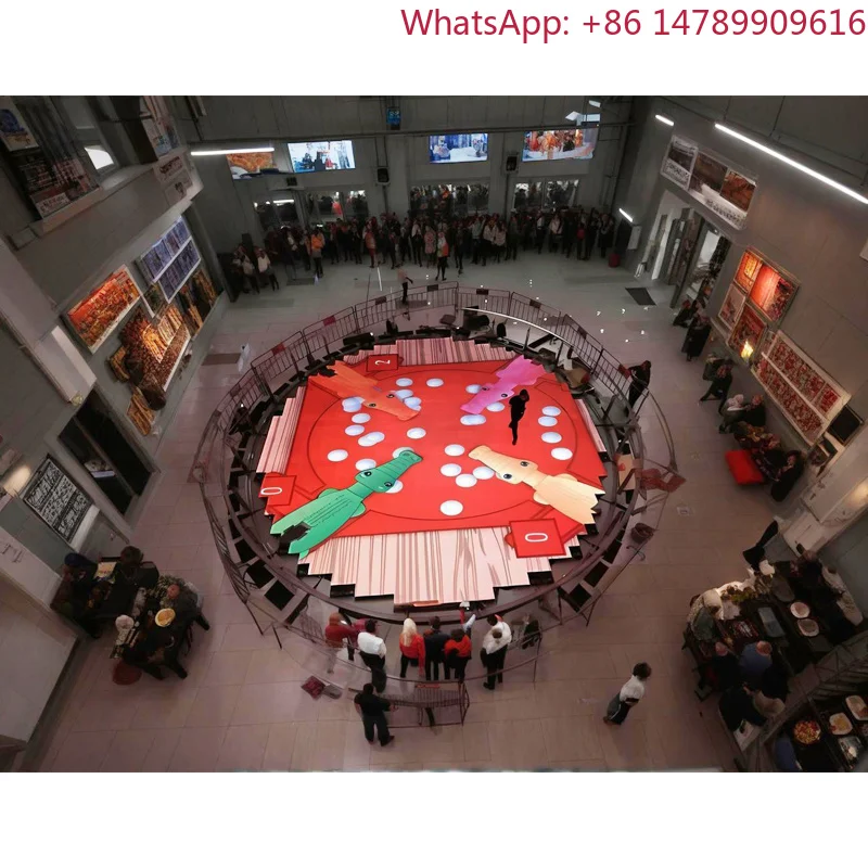 Professional Customized LED Advertising Panel Video LED Display Screen Indoor Outdoor LED Dance Floor ScreenHigh Refresh RateHea