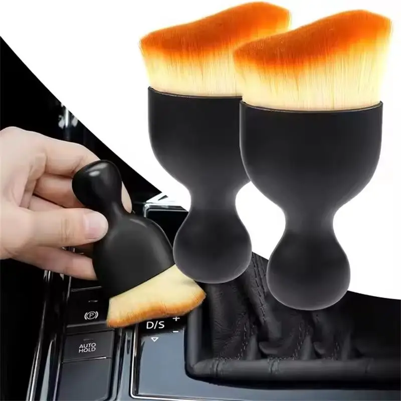 

Soft Car Detail Brushes Auto Car Interior Cleaning Brush Center Console Air Outlet Clean Brush Car Crevice Dust Removal Brush