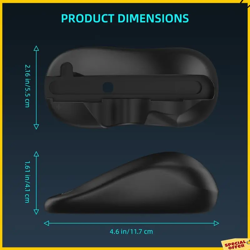 A24p experiência de jogo aprimorada com para nintenda switch mouse portátil mini esquerda + direita joy-con alça caso controlador