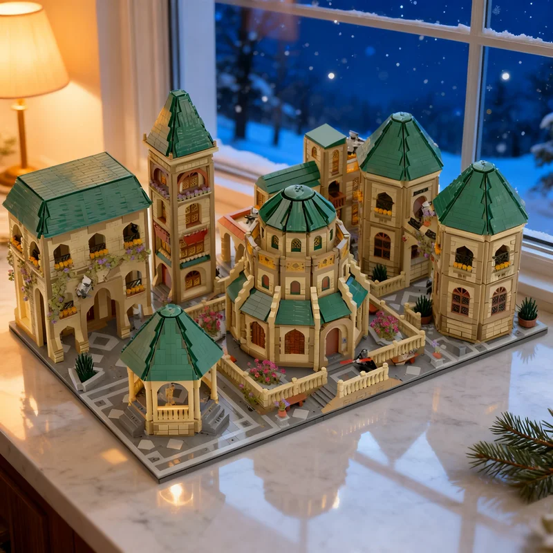 13991pcs MOC Star Battle SW for Theed Bundle Model Building Blocks Christmas Gift Decorative Collection Enthusiasts Shelf Accent