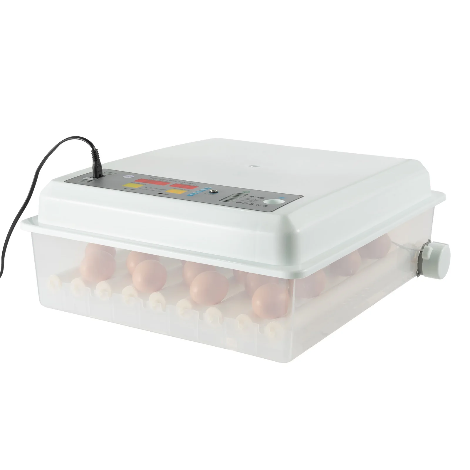 64 Eggs Large Capacity Automatic Turning Digital Display Egg Incubator