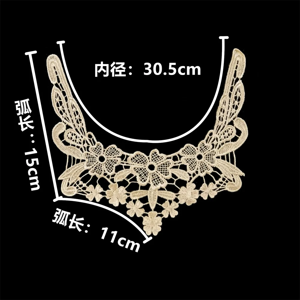 Fashion new DIY fake collar V-neck neckline decoration cheongsam dress performance costume wedding clothing accessories