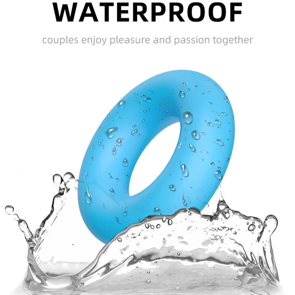 Reversal Men Thicked Silicone Lock Cock Ring for Delaying Sex Life Penis Training Sleeve Time Delay Device Sex Toys for Men
