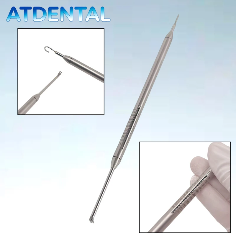 

Dental Orthodontic Force Gauge Autoclavable Tension Meter for Elastic Bands Braces Ortho Measuring Instrument Oral Tool