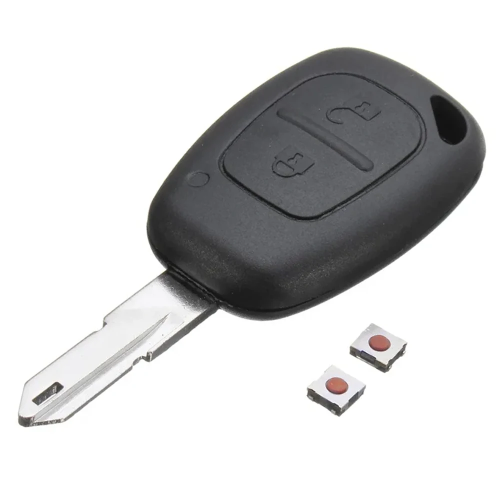 1/2pcs กุญแจรถสําหรับ Opel Vivaro สําหรับ Renault Movano Trafic สําหรับ Renault Kangoo รีโมทกุญแจรถกรณีเชลล์ 2 ปุ่ม