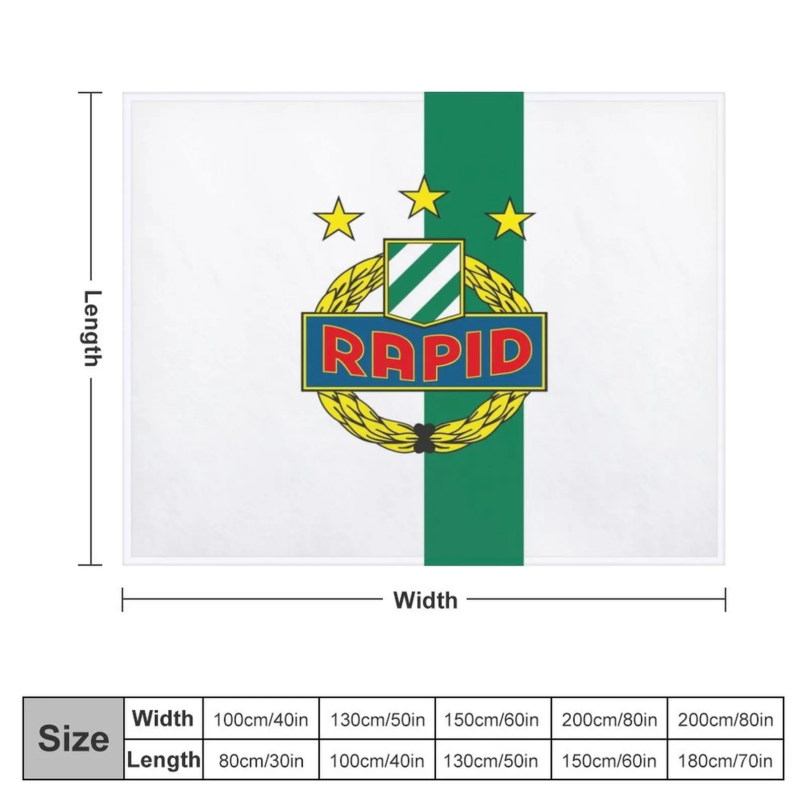 Rapid Wien Footbal fans ultras hooligans, Austria Throw Blanket Extra Large Throw For Decorative Sofa warm winter Blankets