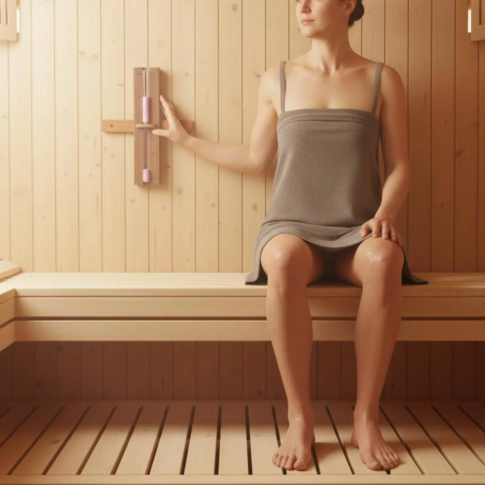 Sauna Sand Timer Sturdy Sauna Hourglass Wooden Hourglass Timer Easy to Read Wooden Sand Timepiece