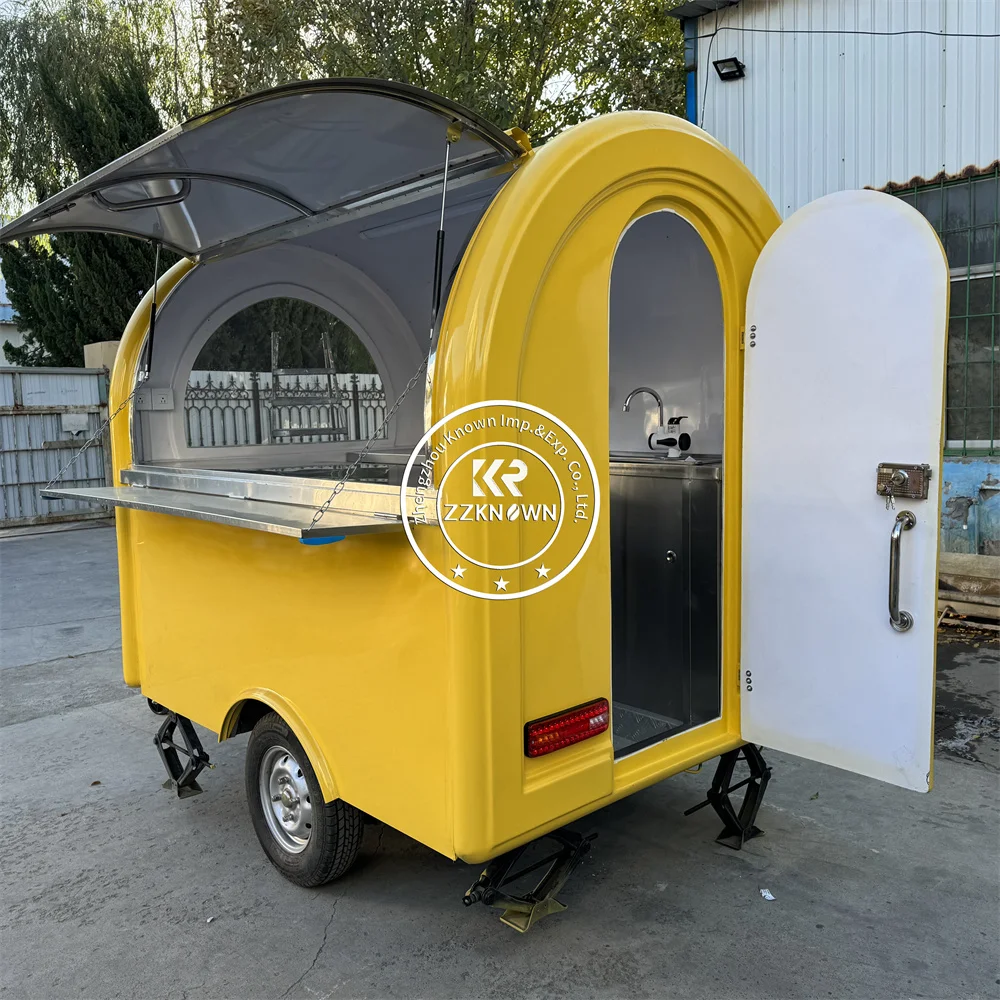 

Concession Catering Trailer Mobile Food Truck Cart Street Mobile Snack Ice Cream Cart Coffee Street Fast Food Trailer For Sale