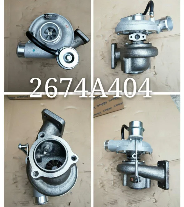 Turbosprężarka GT2556 2674A431 2674A404 758714 -5001S 738233 -5002 558-6985 5586985   do silnika Perkins 1104A-44T 1104C-44TA