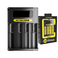 NITECORE Ci4 Intelligent USB-C Four-Slot Superb Charger Compatible with Li-ion and Ni-MH/Ni-Cd Batteries 21700 18650 14500 CR123