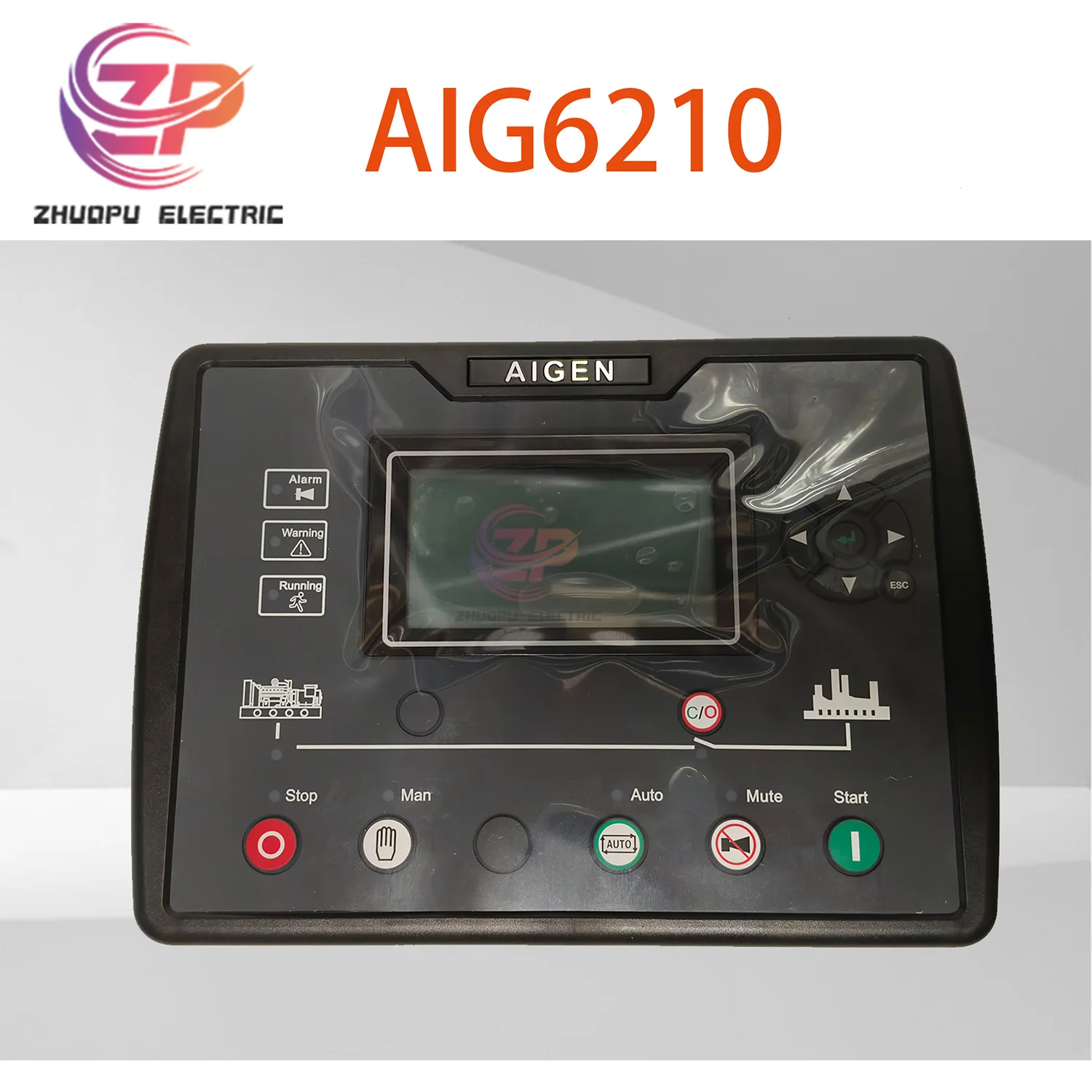 

Контроллер автоматизации AIG6210 для дизельных генераторов, автоматизация электростанции с одной системой мониторинга.