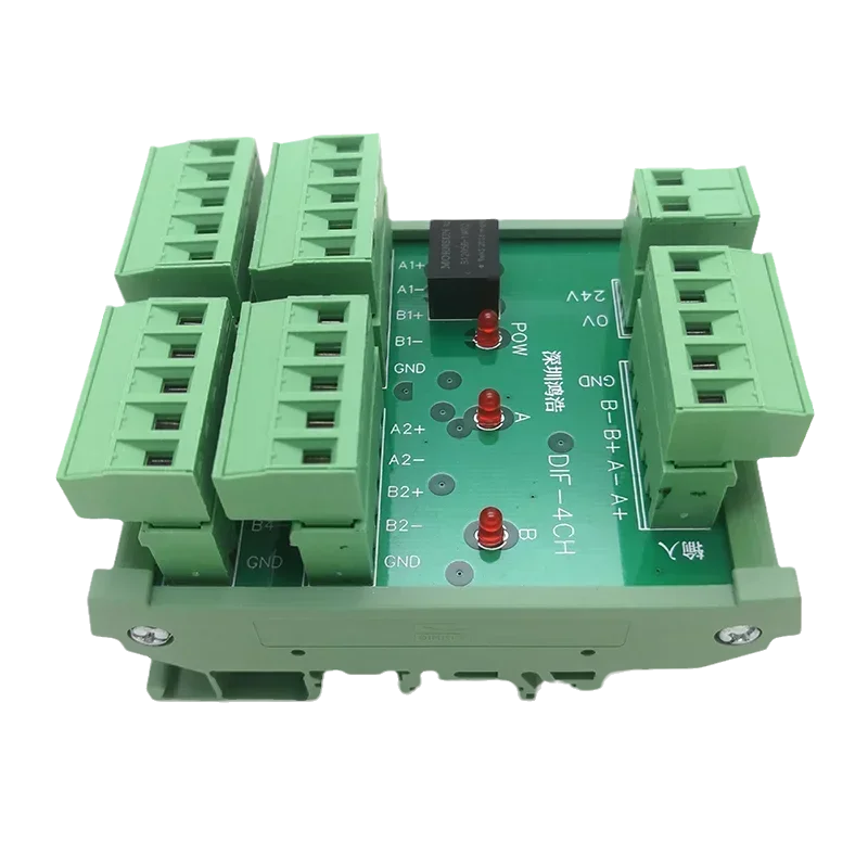 DIF-4CH encoder high-speed pulse signal distributor differential expansion module 1 in 4 out external power supply 5V