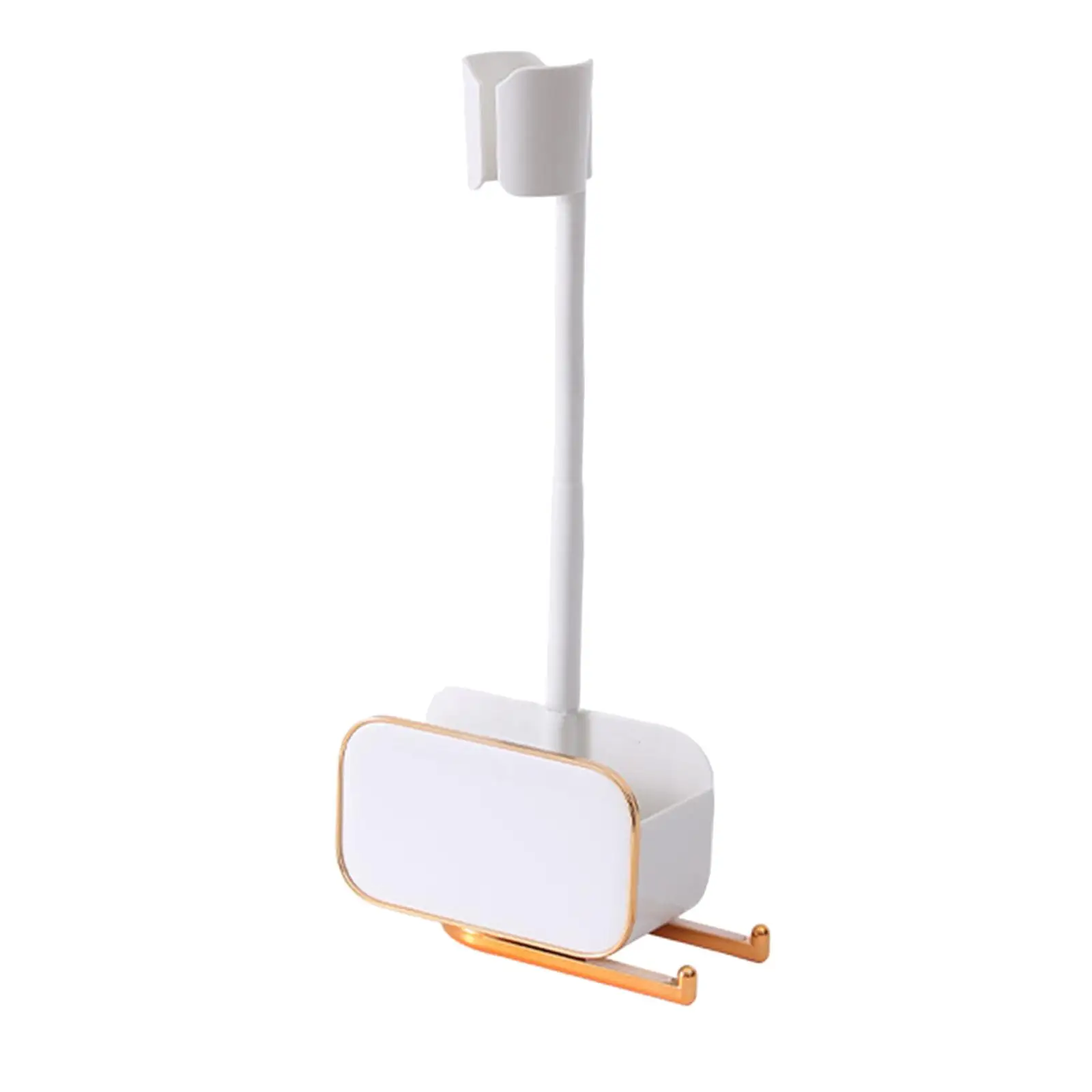 Wall Mount Hair Dryer Holder Stand Hanger, 180 Degrees Rotatable Storage Rack