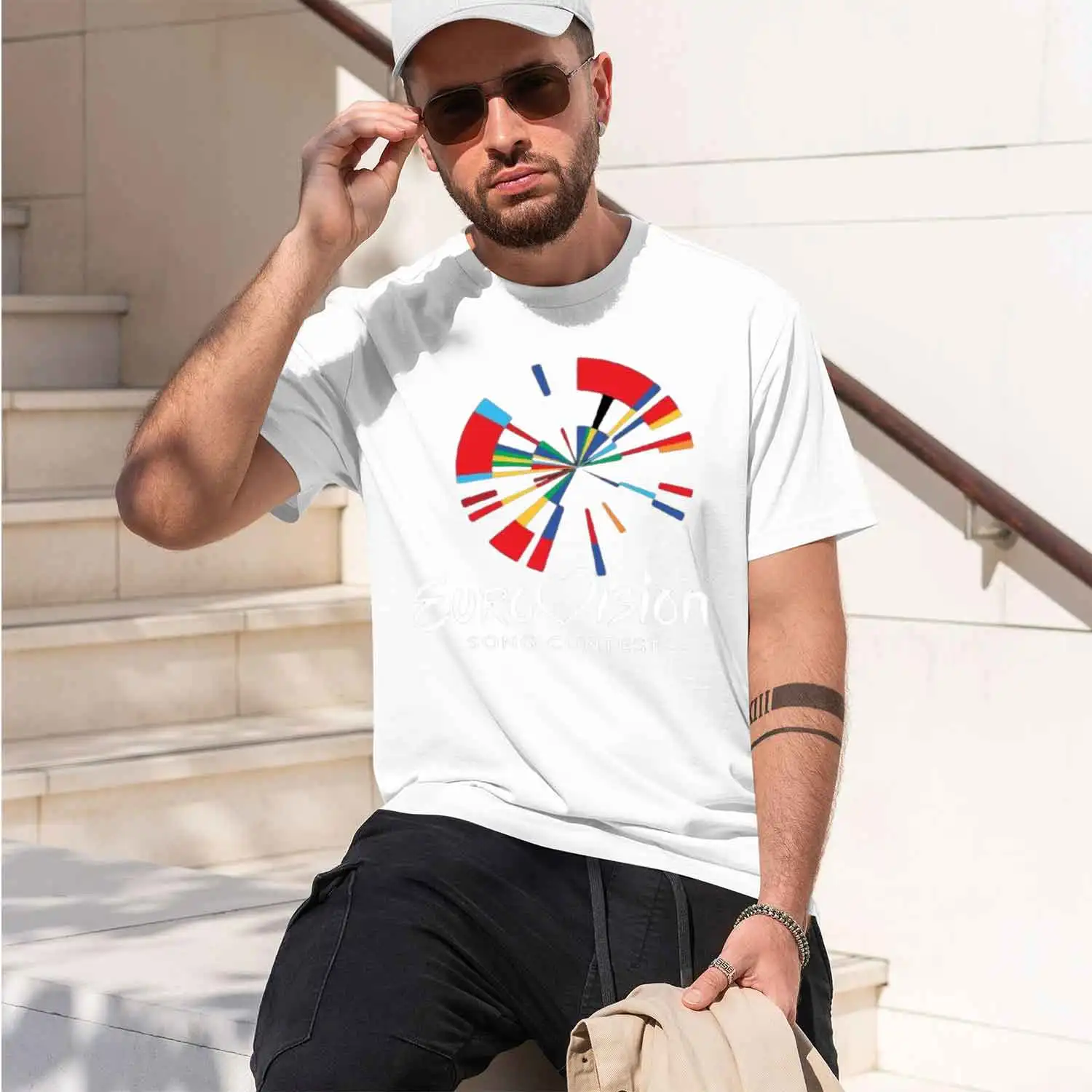 Euro Song Contest Cl Logo T-Shirt Quk-ying d Mens Grh T-shirts Pack Fashion Streetwear Men's Clothing 2026 New Model Short-sleev