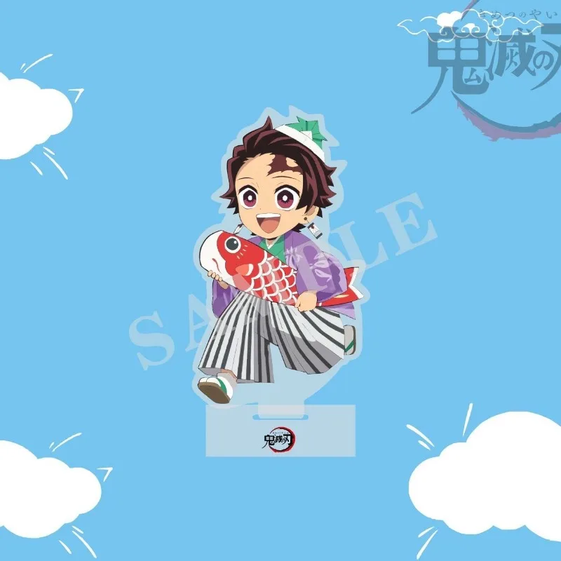 Nowa figurka akrylowa Demon Slayer Uzui Tengen Agatsuma Zenitsu, anime, seria na Dzień Dziecka, ozdoba na biurko, prezent