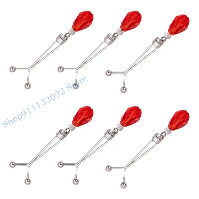 Clipe alfinete lenço forma liga zinco ferramenta cinzelamento cintura para calças vestido