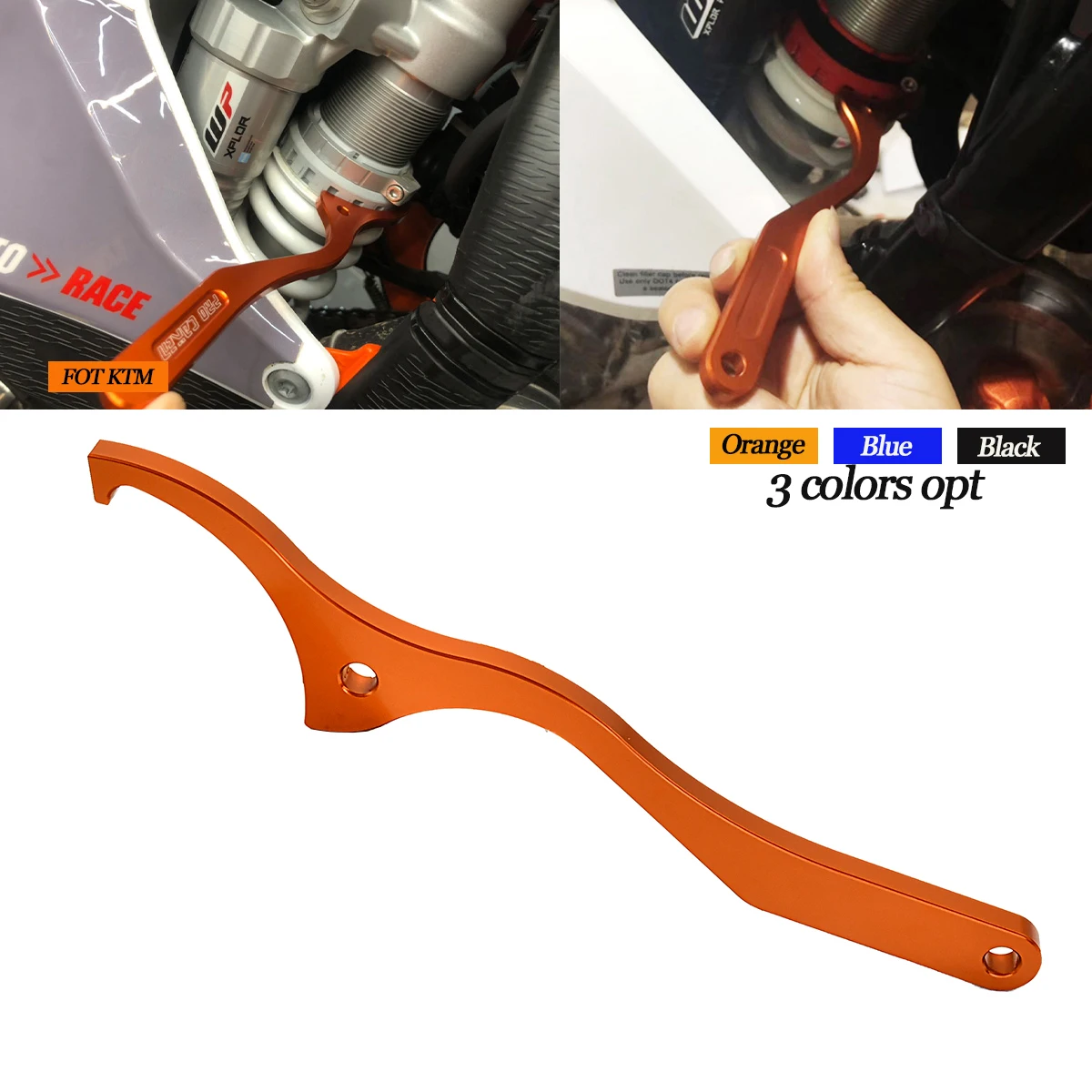 Motorcycle CNC Rear Absorber Damping Shock Spanner Wrench Tool For KTM SX SXF XC XCF XCW XCFW EXC EXCF For Husqvarna FC FE TC TE