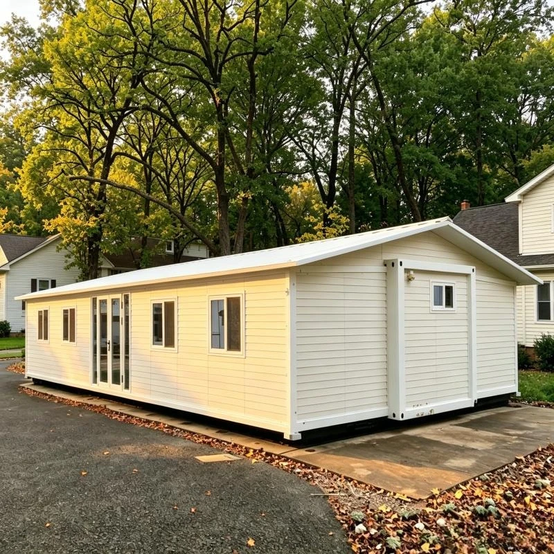 20ft-40ft Prefabricated Modular Houses; Customizable Expandable Sandwich Panel Ventilated Light Steel Structure Container Houses