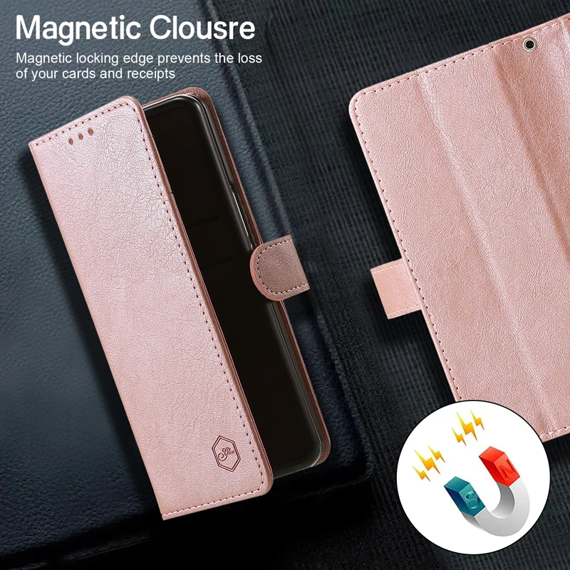 Brieftaschen-Handyhülle für Samsung Galaxy Z Fold8 mit Kartenhalter, Ständer, stoßfest, Cloudy PU-Leder-Cover, Z Fold 8 Ultra 7 6 5 3 4 Fund – Detail 9