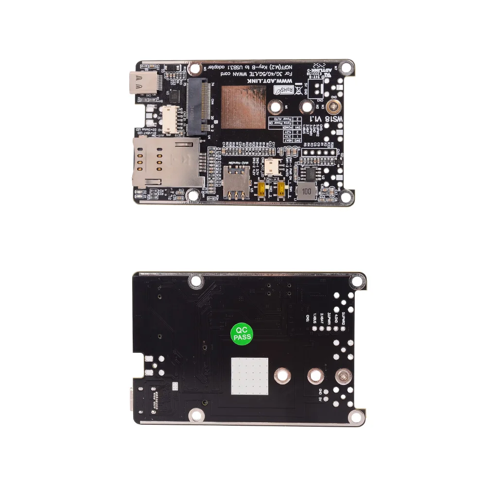 M.2 B-key WWAN 4G LTE 5G Adapter Board USB Type-C Module Unicom Mobile EM7455 SIM8262E-M2 EM7565 RM500Q-GL/AE RM520N-GL/EU Modem