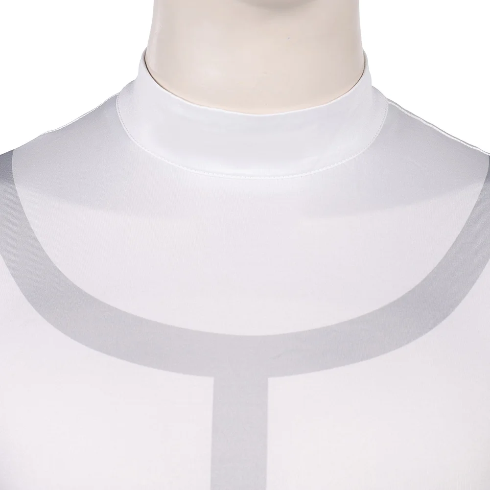 

Omni-Man Cosplay White Costume Cartoon Invincible Fantasia Adult Men Jumpsuit Halloween Carnival Disguise Party Clothing Suit