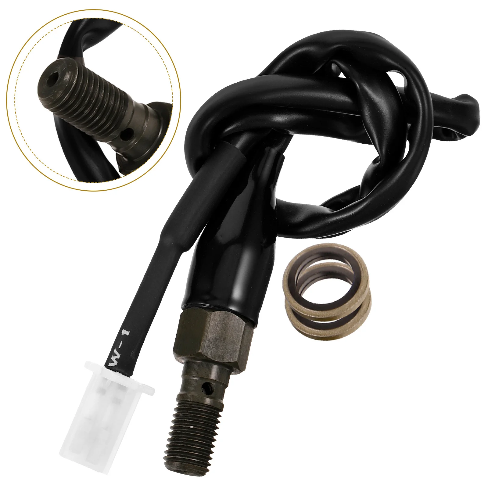 

Electric Bicycle Brake Cable Motorcycle Brake Wire Durable Wear-Resistant for Electric Bike Scooter Replacement Outdoor Cycling