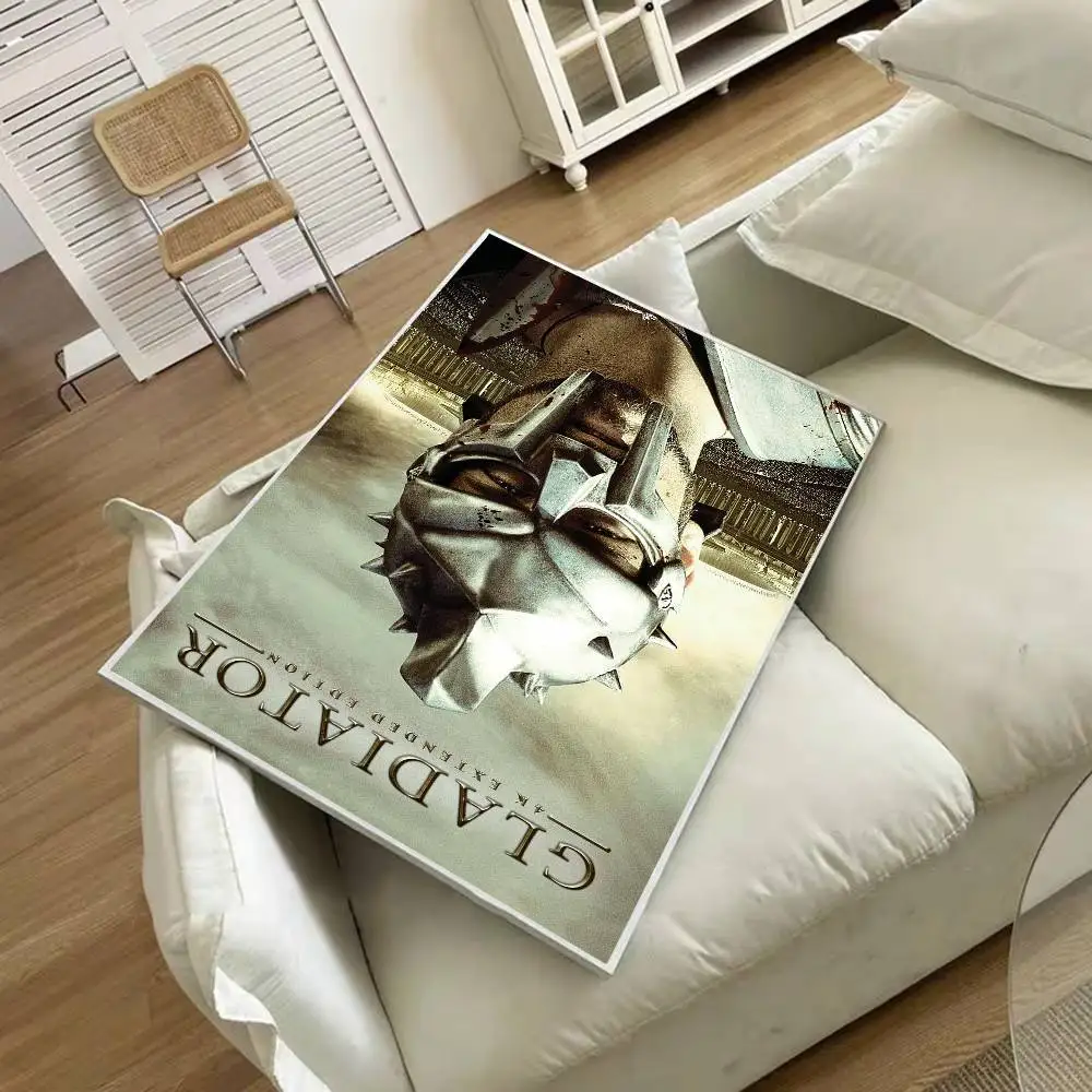 Gladiator Movie Vintage Posters Sticky Whitepaper Prints Posters Artwork Posters Wall Stickers