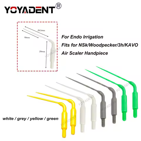 Dental Plastic Sonic Powered Endo Irrigation Tips Fit VDW EDDY NSK KAVO Air Scaler Handpiece