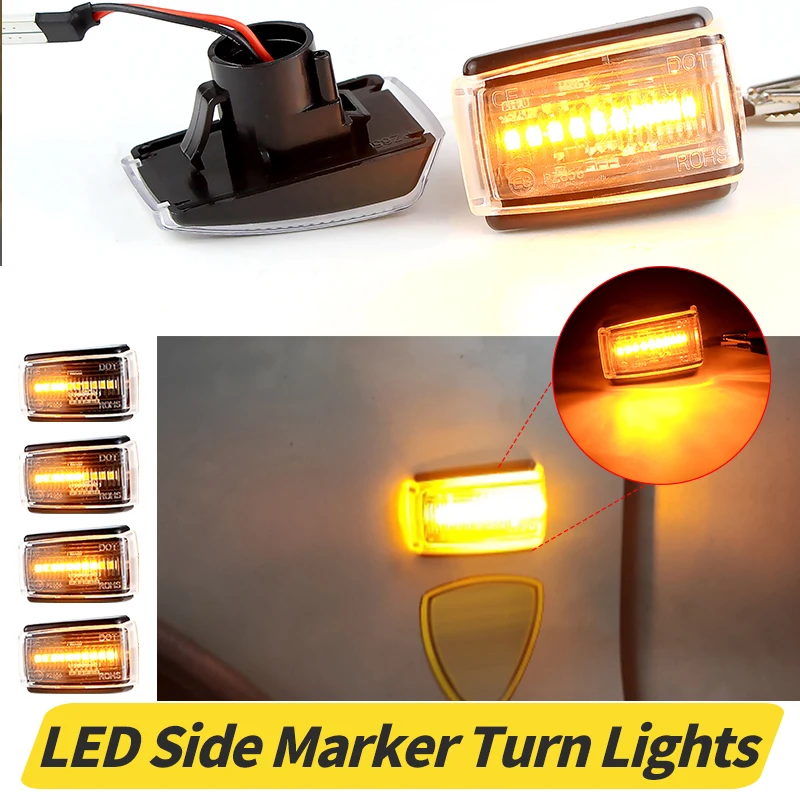 2 pçs led marcador lateral fender pisca luzes de sinal volta para volvo 850 v40 v70 s40 240 740 c70 940 s70 s90 960 760 780 260 canbus