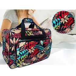 Nylon Sewing Machine Carry Bag 46x23x32cm Lightweight Large Capacity Handbag Travel Tote Tools Pouch Pockets Carrier Pack