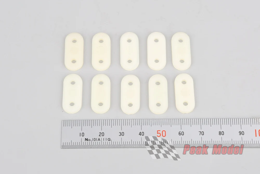 Tablettes rondes et plates en Nylon L21xW10xH2mm, plaque de tablette en plastique, Machine pour roues de train d'atterrissage d'avion