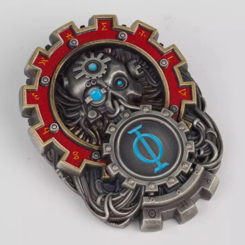 Starforged Warhammer 40K Game Peripherals God of All Machines Seal of The Omnissiah Mark Badge Animation Game Gift