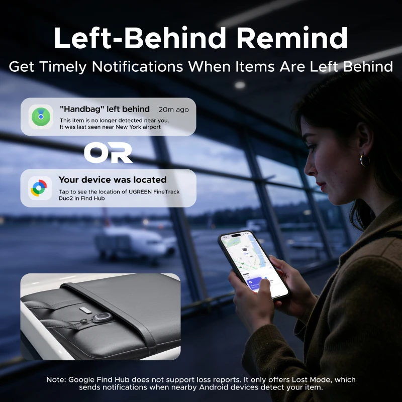 UGREEN Smart Item Tracker עובד עם Apple Find My ו-Google, תמונה 6