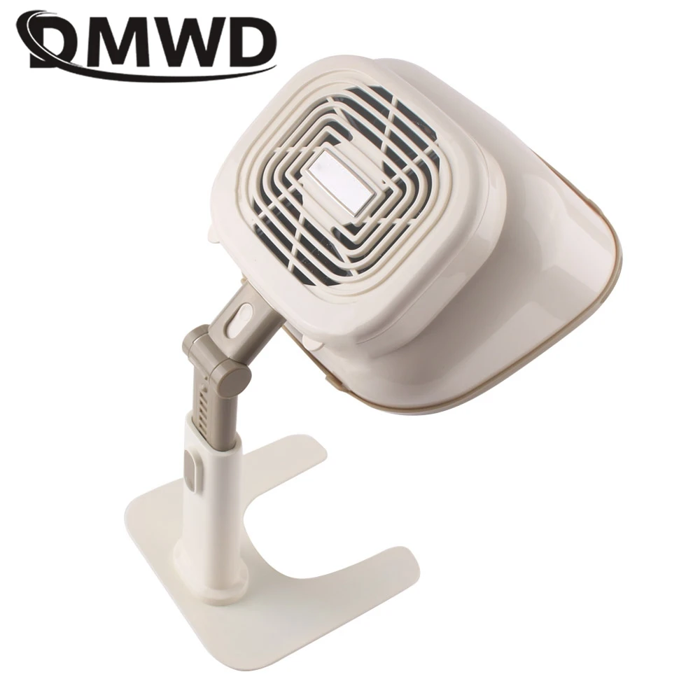 DMWD Desktop Range Hood Portable Extractor Exhaust Cooker Small Ventilator Big Suction For Smoking Home Kitchen