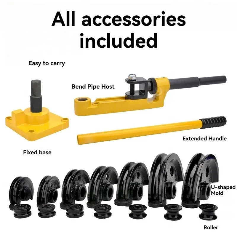 Manual Pipe Bending Implement Metal Tube Bending Equipment For Round Tube Cold Bending Processing Tasks