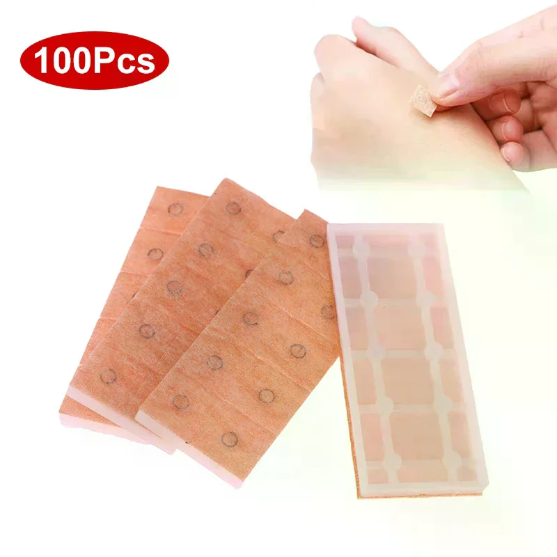 /ACR/100Pcs/box Multi-Condition Ear Seed Acupressure Kit Press Needle Ear Seeds Acupuncture Vaccaria Plaster Needles