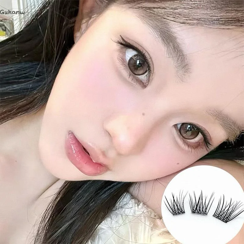 

[WHB]Natural And Realistic Large-capacity Glue-free False Eyelashes Curled In Sections Long-lasting And Durable