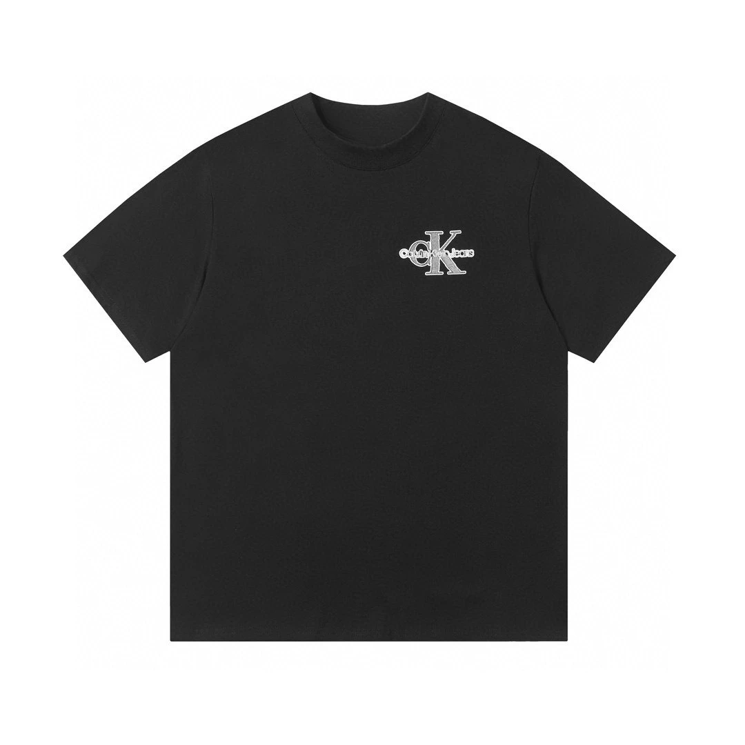 

New Design Sense Fashion Printing Pure Cotton T-shirt 2025 Summer Men and Women Loose and Comfortable Versatile Trend T-shirt
