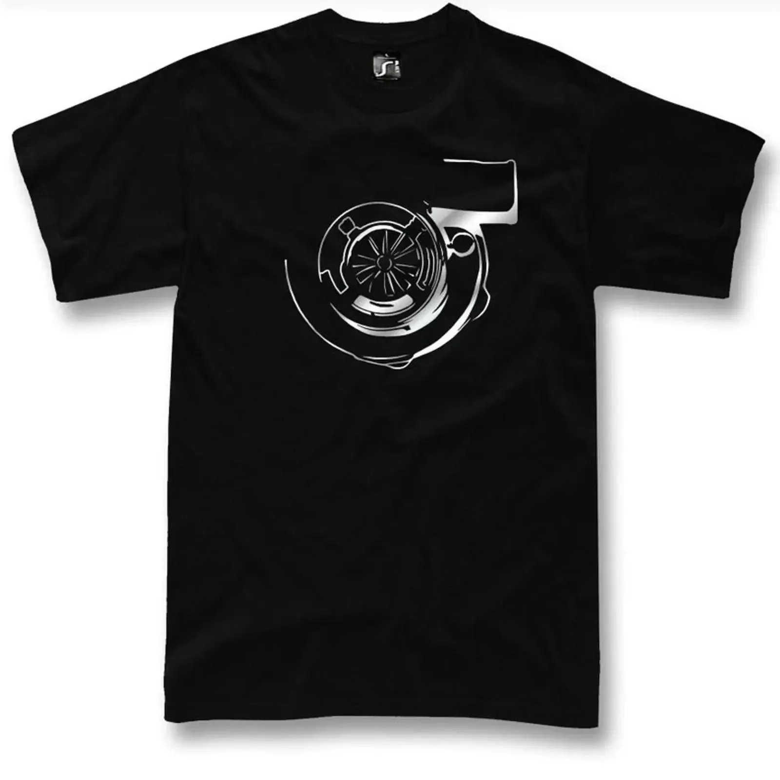 Turbo T Shirt Boost JDM Tuning Drift Silver tee vintage Washed graphic Stretched Unisex Stylish Slightly Top For Everyday Wear