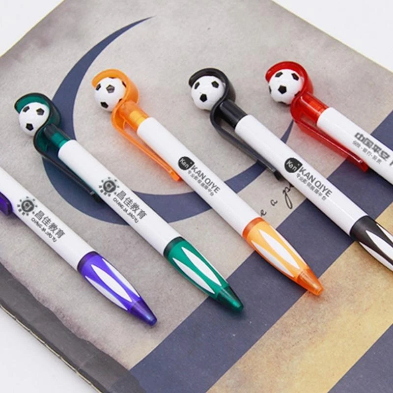 090F Football Ballpoint Pen Detachable Refillable Nib Smooth Writing for Kids