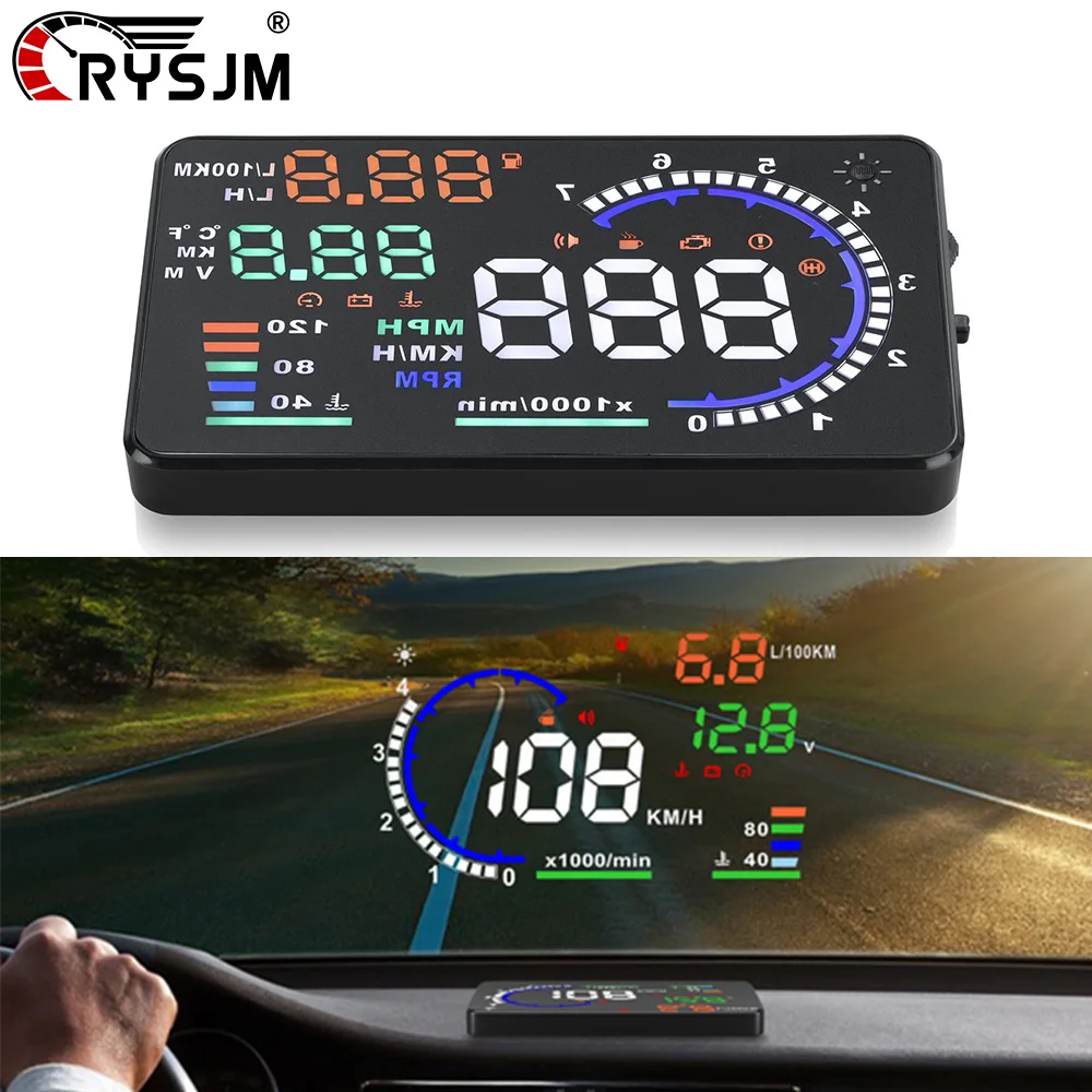 A8 Car Obd Hud Digi…