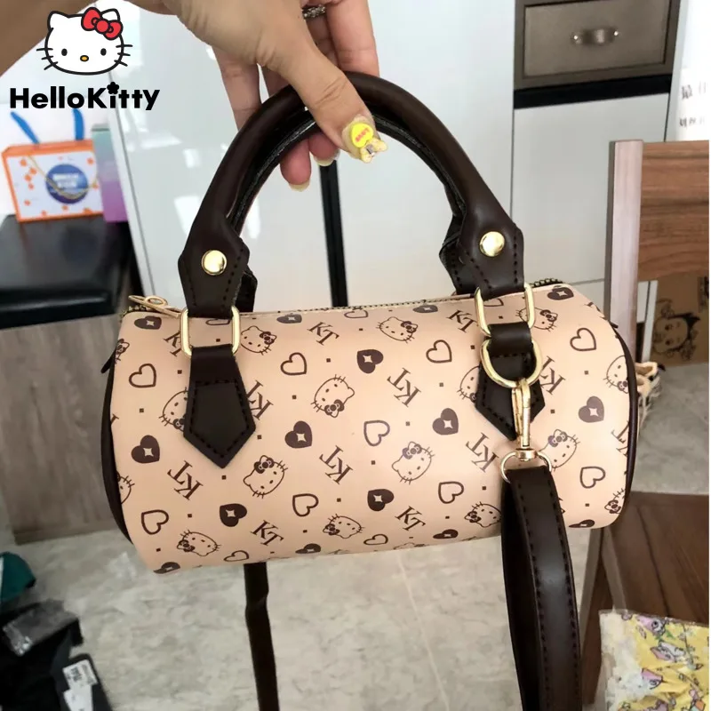 Sanrio Hello Kitty Small Bag 2023 Trend New Elegant Chic Designer Purse Tote Handbag Kawaii Lolita Girls Shopping Crossbody Bag