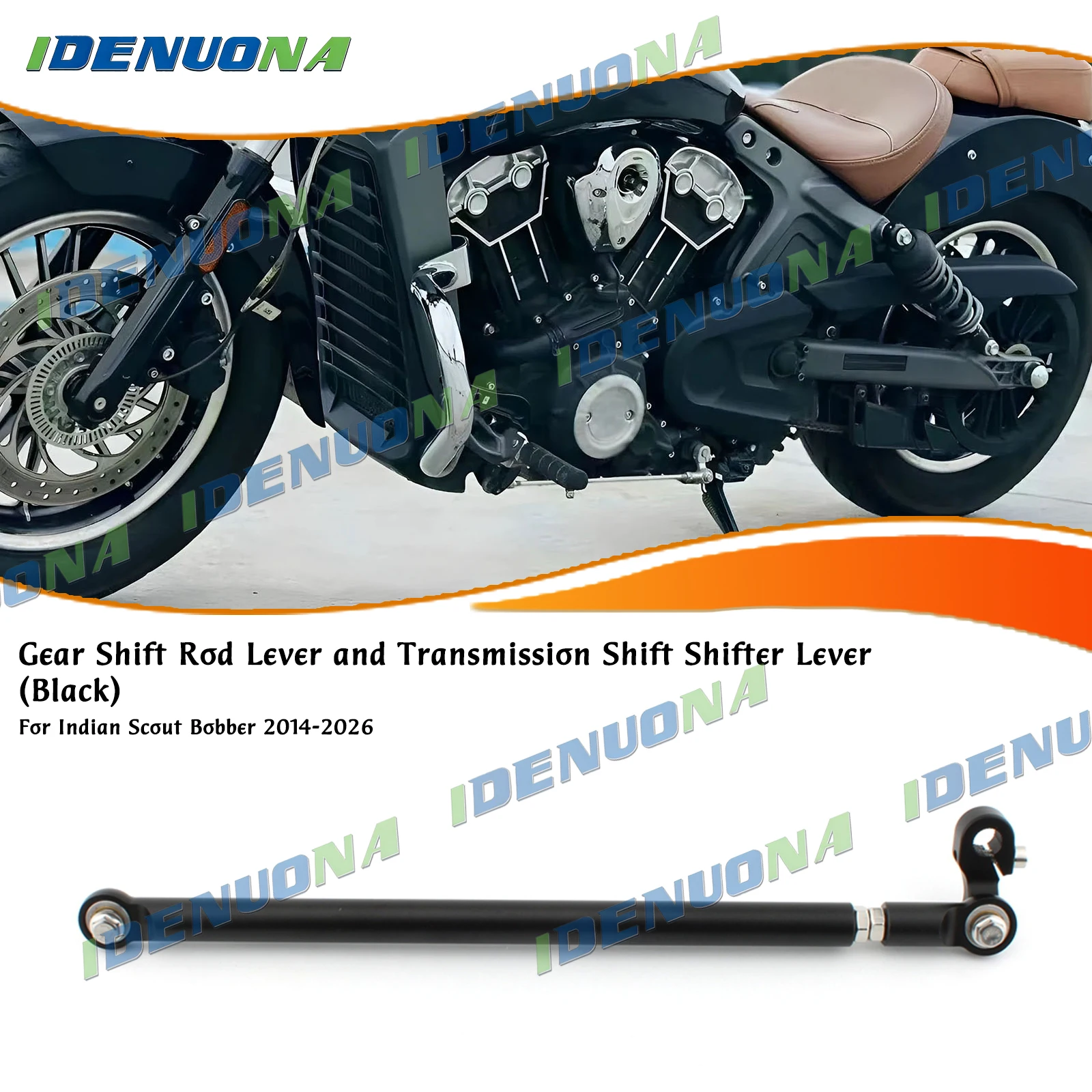 

For Indian Scout Scout Bobber Scout Sixty 2014-2026 Motorcycle Gear Shift Rod Lever Linkage and Transmission Shift Shifter Lever