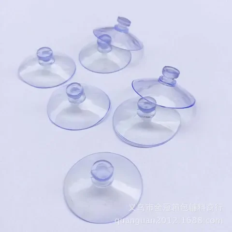 

30PCs Strong Vacuum Suckers Suction Cups Mushroom Head Hooks Hanger Clear Sucker For Window Decoration Wedding Car,3/4/5.5cm