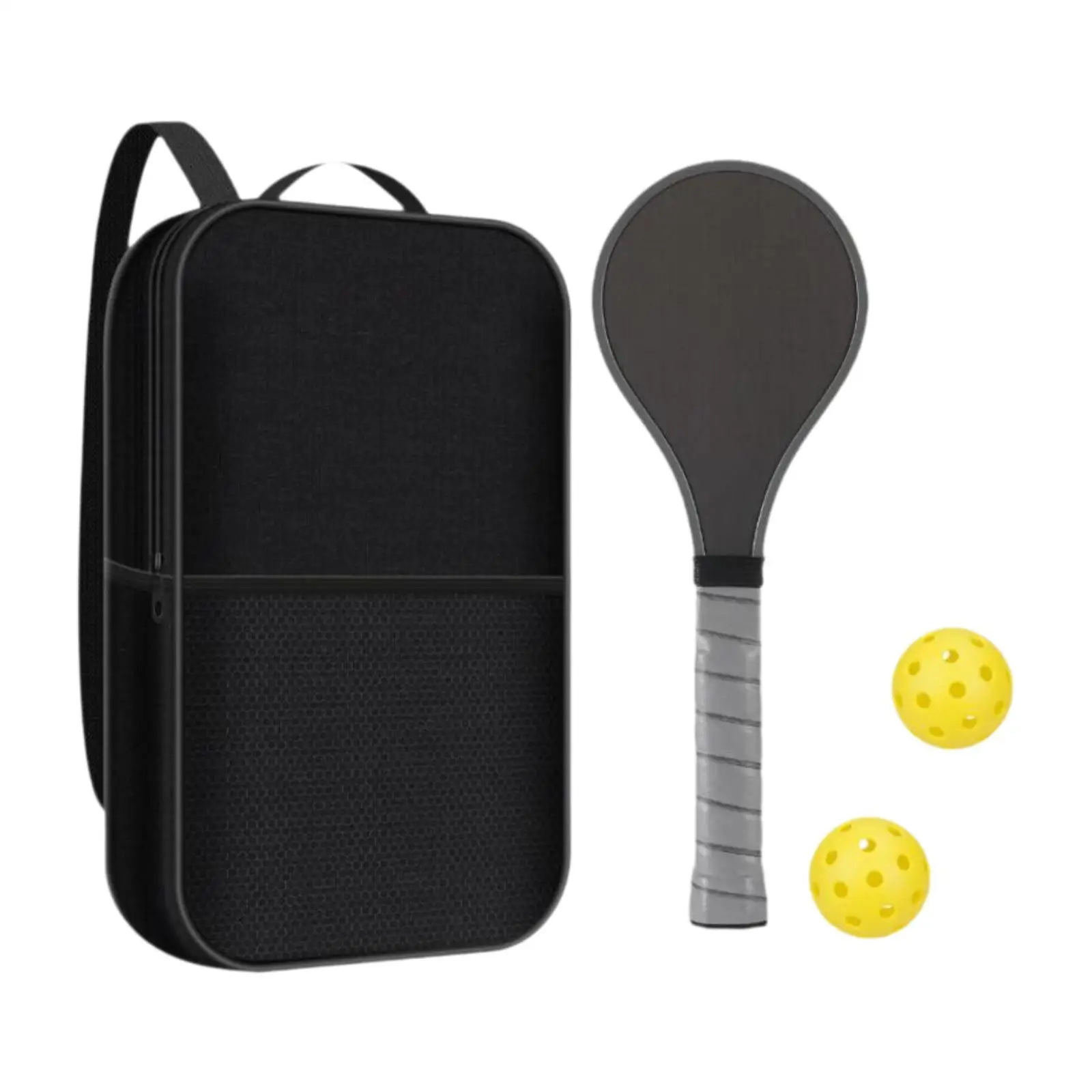 

Sweet Spot Training Paddle with 2 Pickleball Balls Premium Portable Lightweight Carbon Fiber with Carry Bag Pickleball Racket