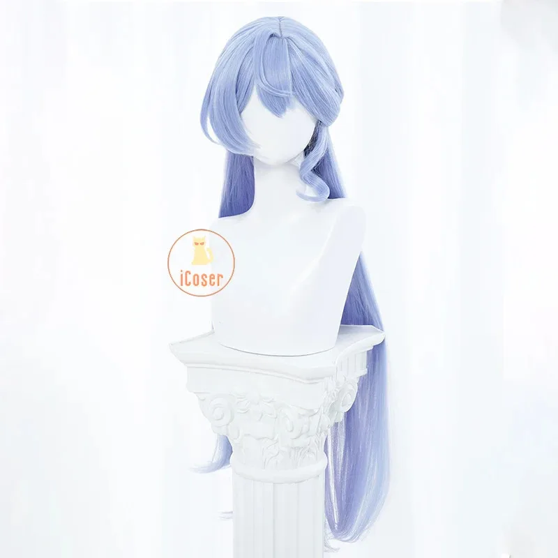 Robin Honkai Star Rail Cosplay Wig 100cm Blue Wings - Image 5