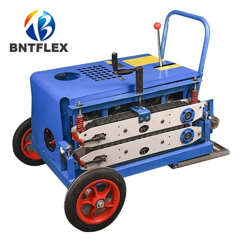 crawler electric start fiber optic cable pulling machine conveyor cable cable wire telecommunication cable puller